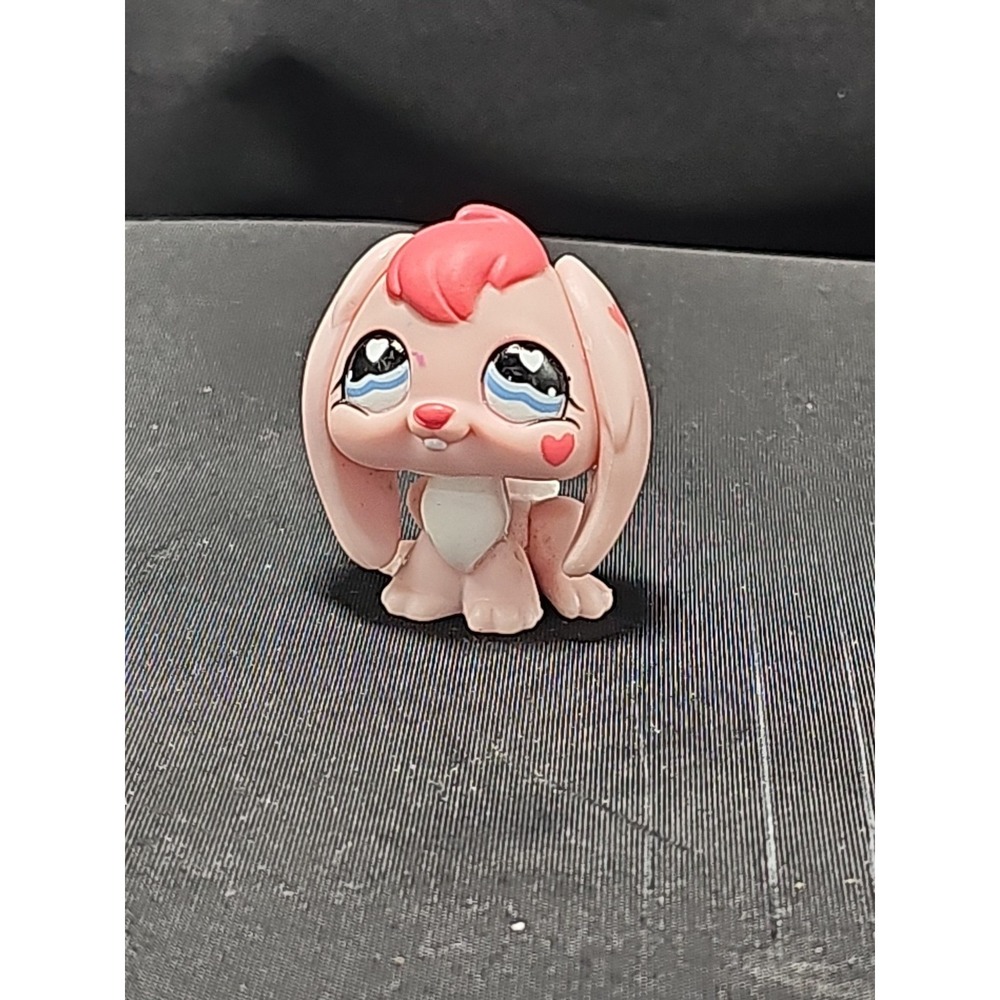 Littlest Pet Shop Original Pink Lop Ear Bunny #557 Valentine